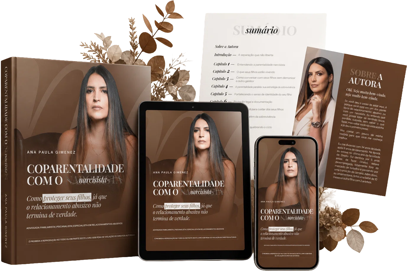 Mockup do material digital da Dra. Ana Paula Gimenez